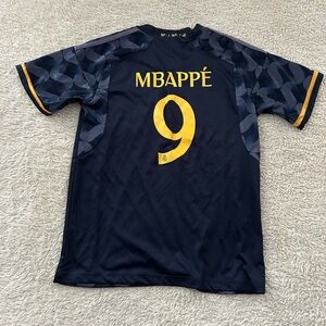 Navy Real Madrid Mbappe Soccer Jersey
